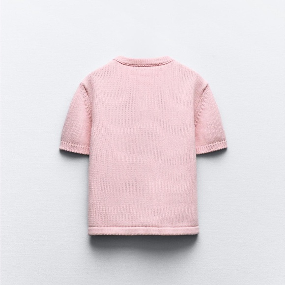 NWT Zara jewel plain knit cardigan - Picture 2 of 2